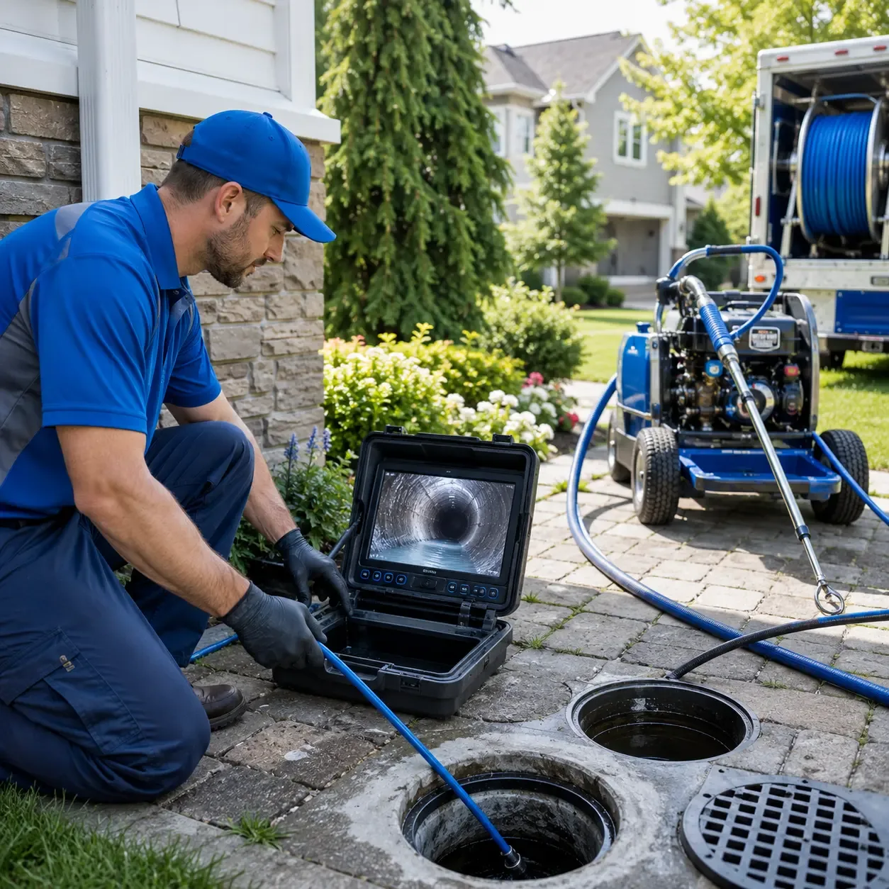 Outdoor drain cleaning professionals serving Matthews, IN
